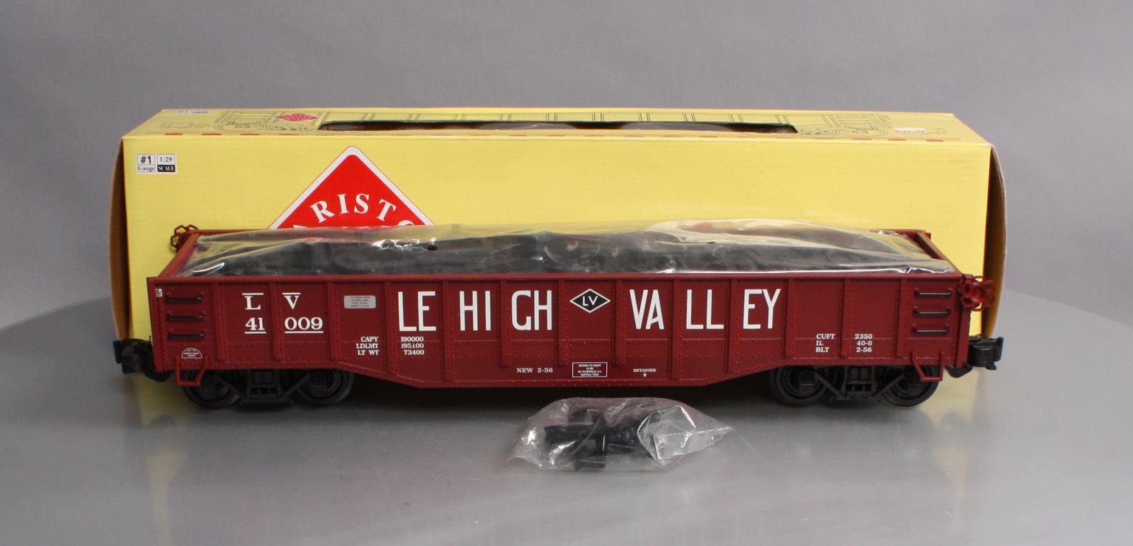 Aristo-Craft 41009 Lehigh Valley Drop-End Gondola Car
