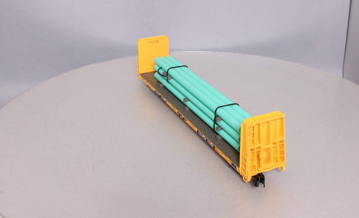Atlas 2001722S O Gauge Trailer Train Bulkhead Flatcar #82004 (3-Rail) LN/Box