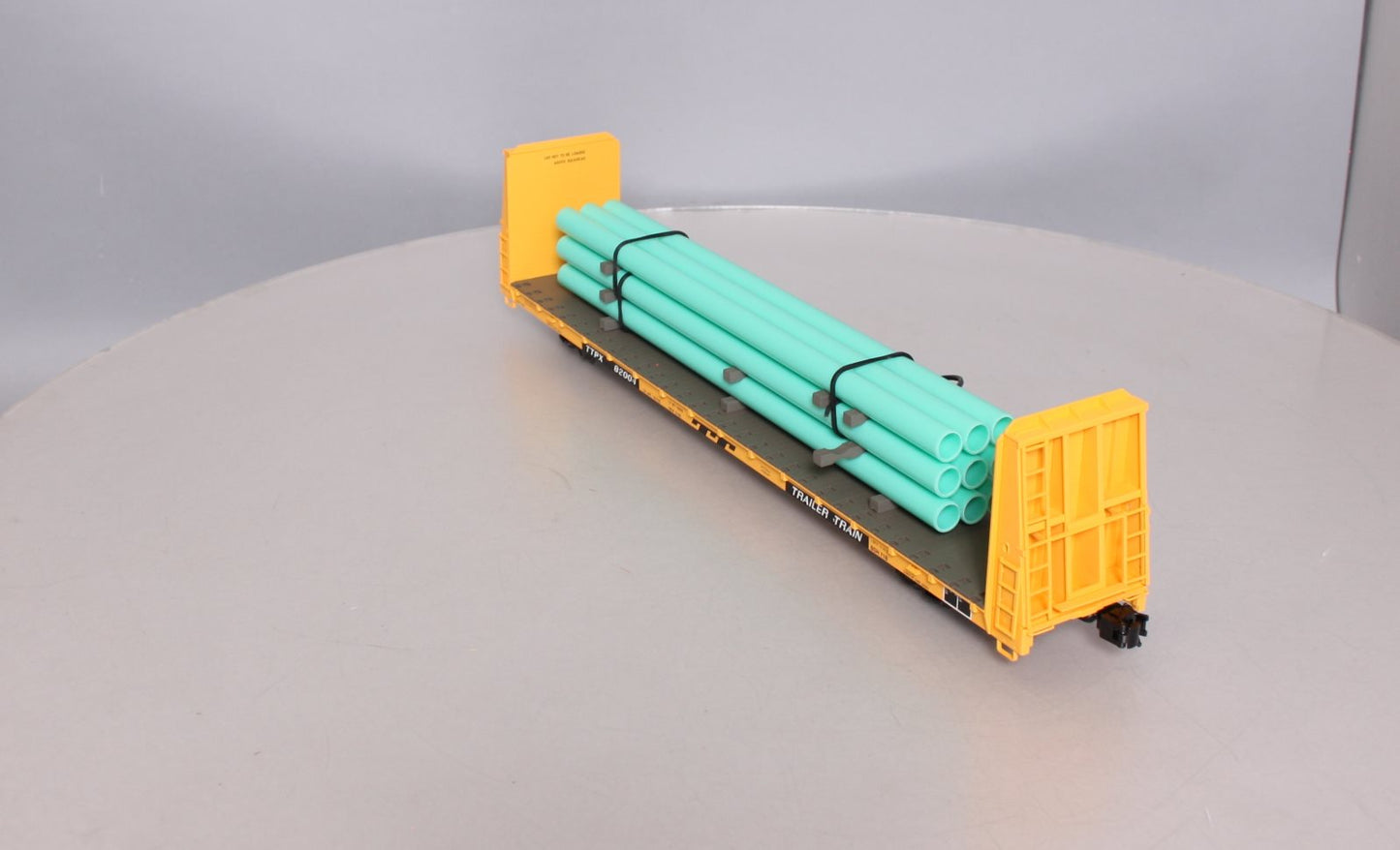 Atlas 2001722S O Gauge Trailer Train Bulkhead Flatcar #82004 (3-Rail) LN/Box