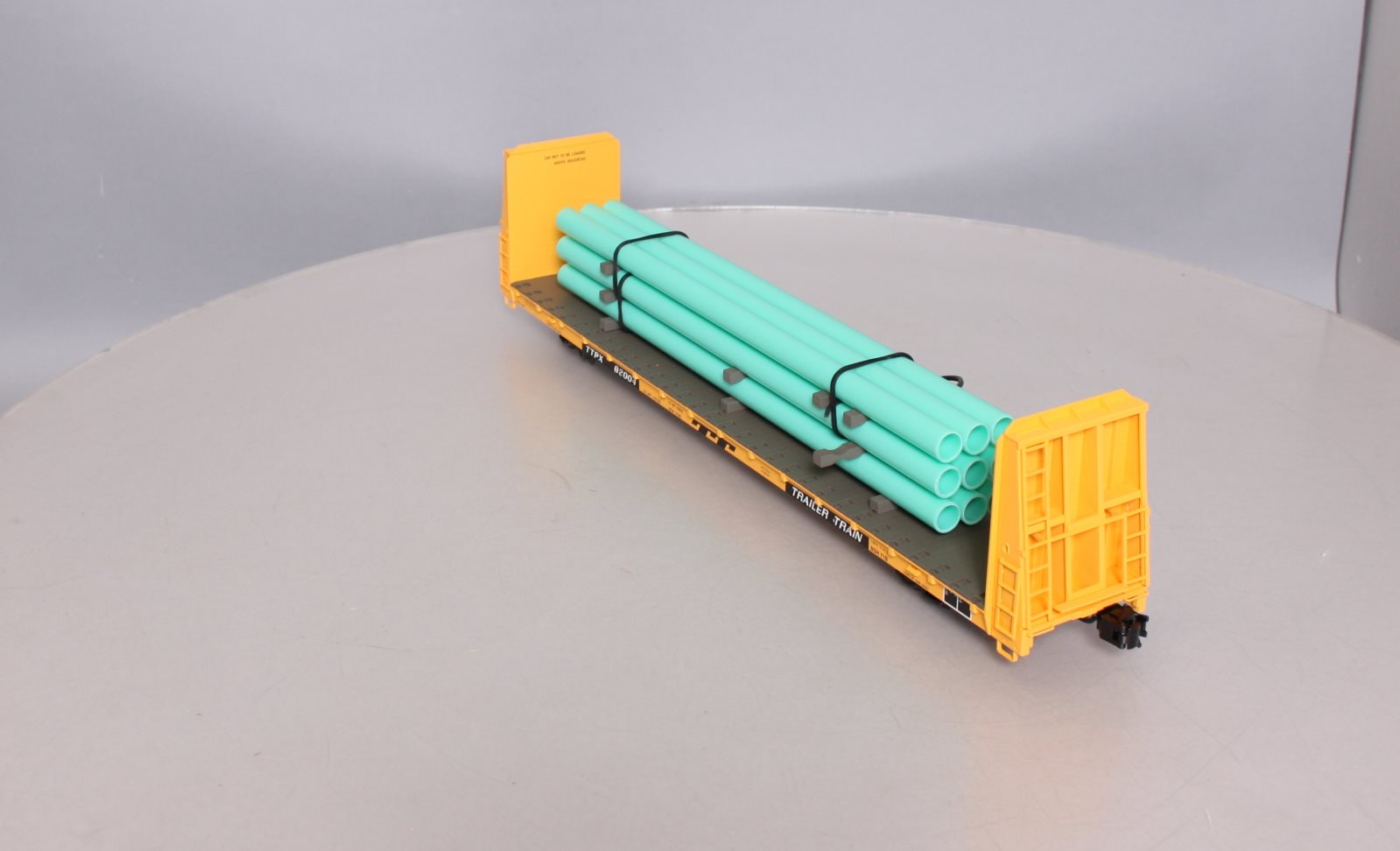 Atlas 2001722S O Gauge Trailer Train Bulkhead Flatcar #82004 (3-Rail) LN/Box
