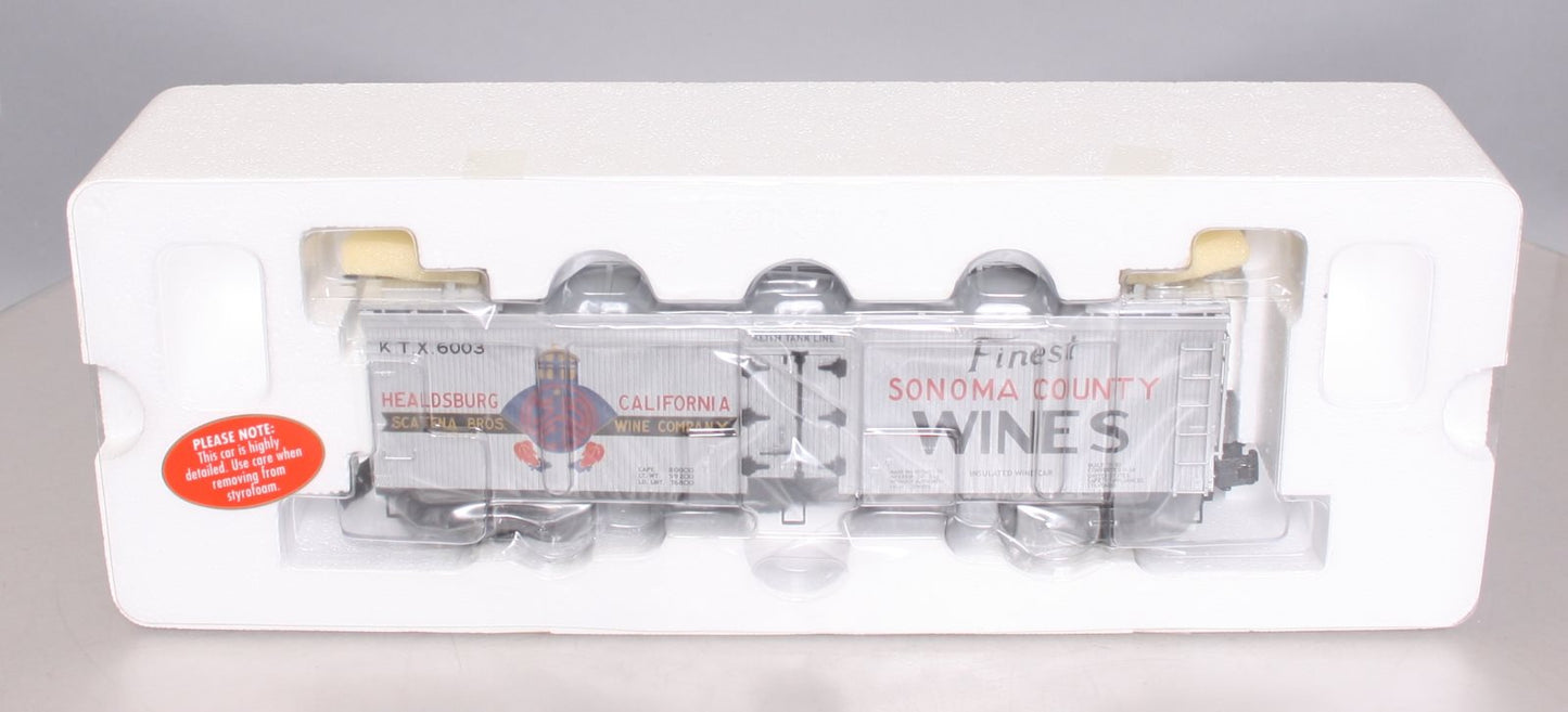 Atlas 8172 "O-Gauge" Scatena Bros. 40' Rebuilt Wood Reefer #6003 (3-Rail) NIB