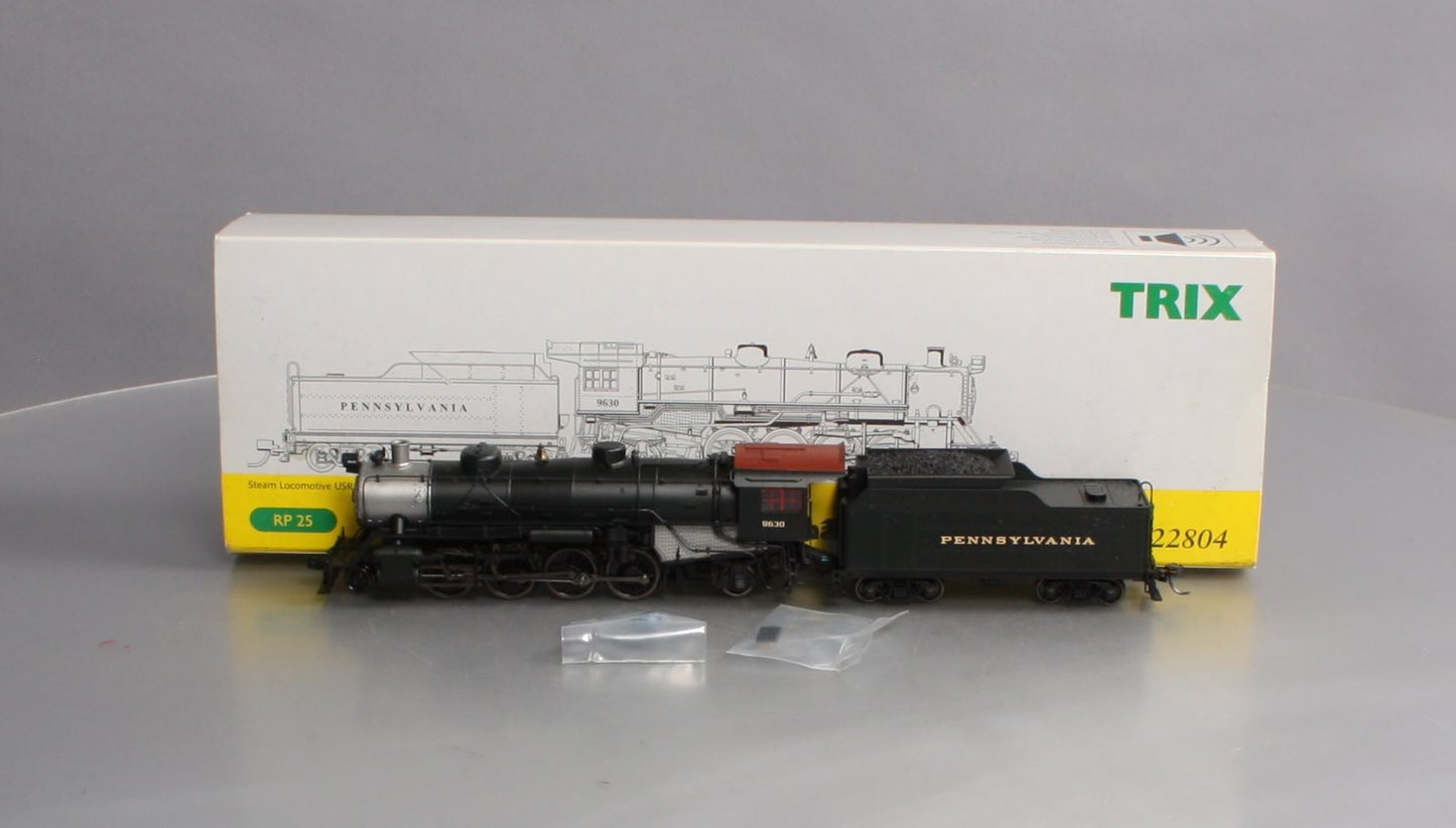 Trix 22804 HO Scale PRR USRA RP25 Steam Locomotive & Tender LN/Box