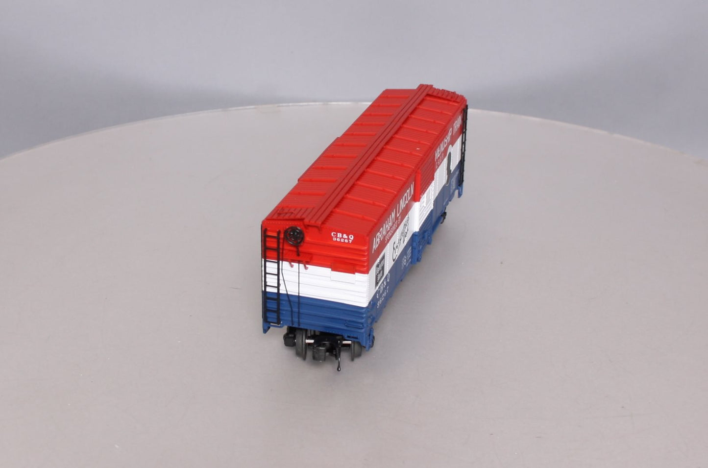 MTH 20-93521 O Gauge CB&Q 1947 Friendship Train 40' AAR Box Car #36267 LN/Box