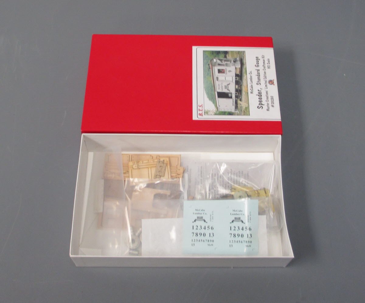 BTS 28280 HO MCcabe Lumber Co. Speeder Standard Gauge Craftsman Kit