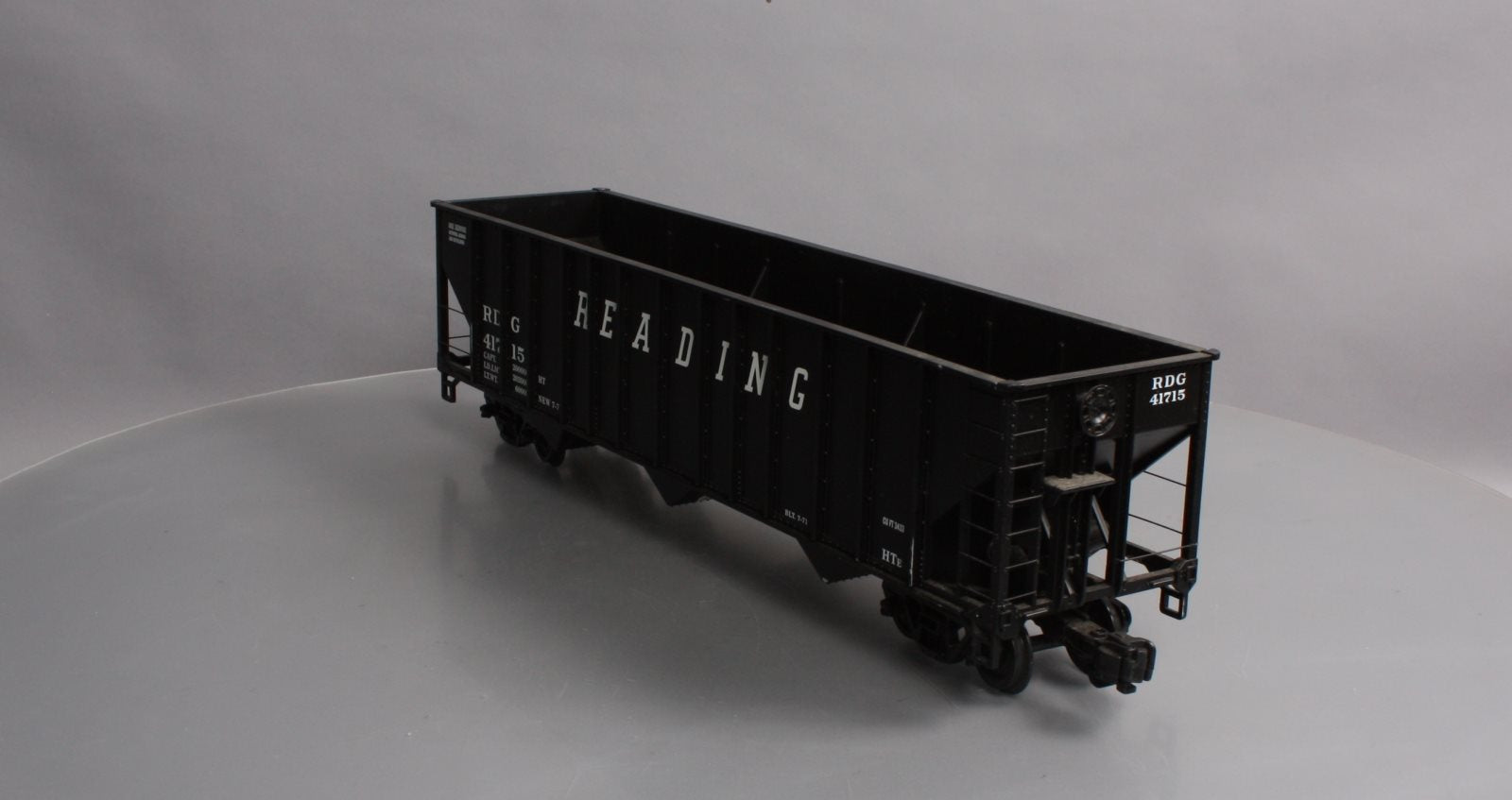 Aristo-Craft 41423 G Scale Reading 3 Bay 100 Ton Coal Hopper #41715 LN/Box