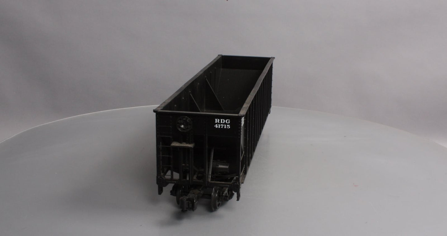 Aristo-Craft 41423 G Scale Reading 3 Bay 100 Ton Coal Hopper #41715 LN/Box
