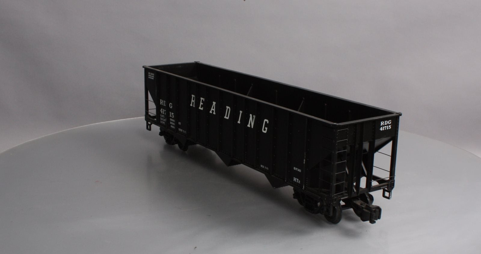 Aristo-Craft 41423 G Scale Reading 3 Bay 100 Ton Coal Hopper #41715 LN/Box