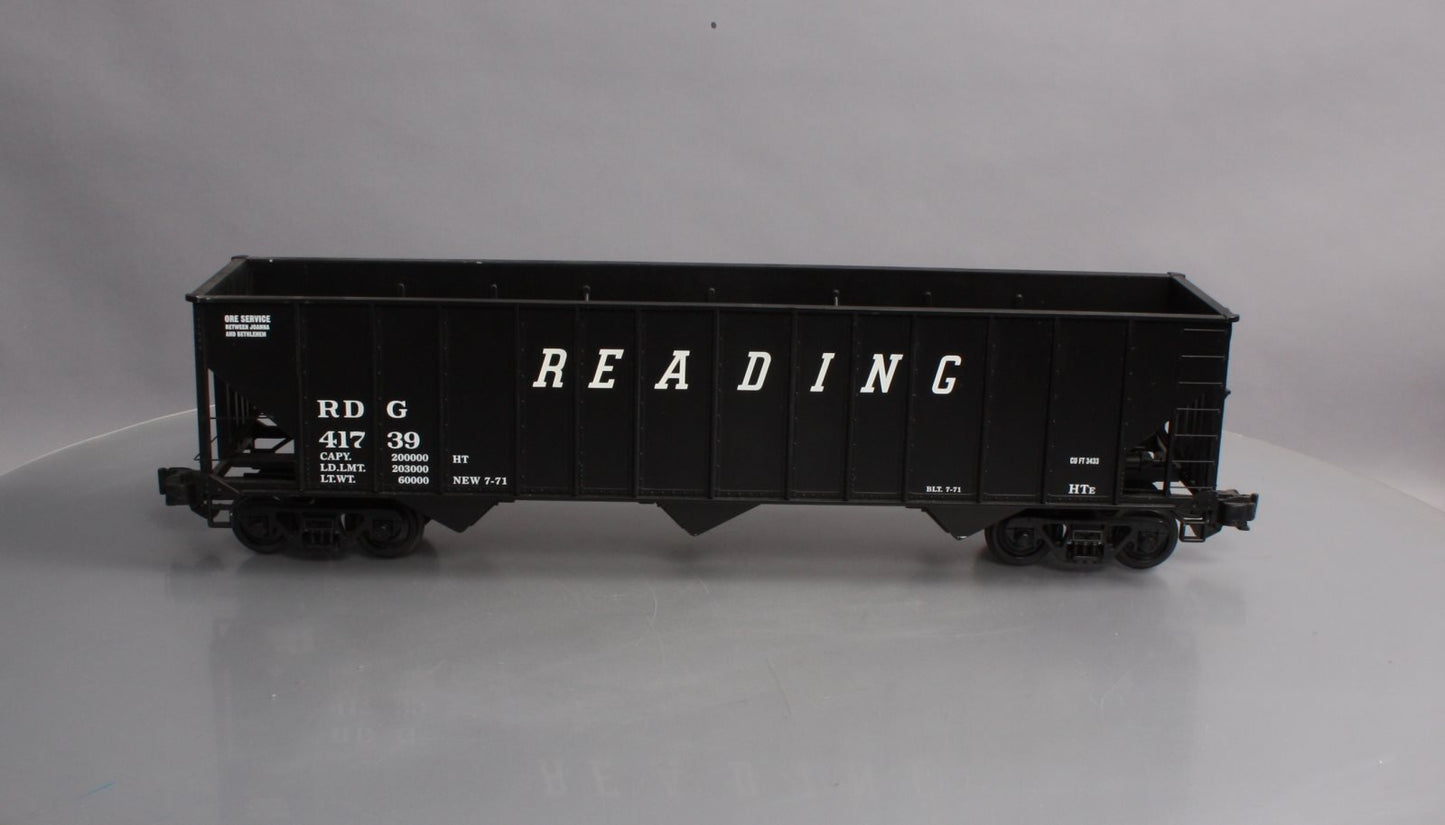 Aristo-Craft 41423 G Scale Reading 3 Bay 100 Ton Coal Hopper #41739 LN/Box