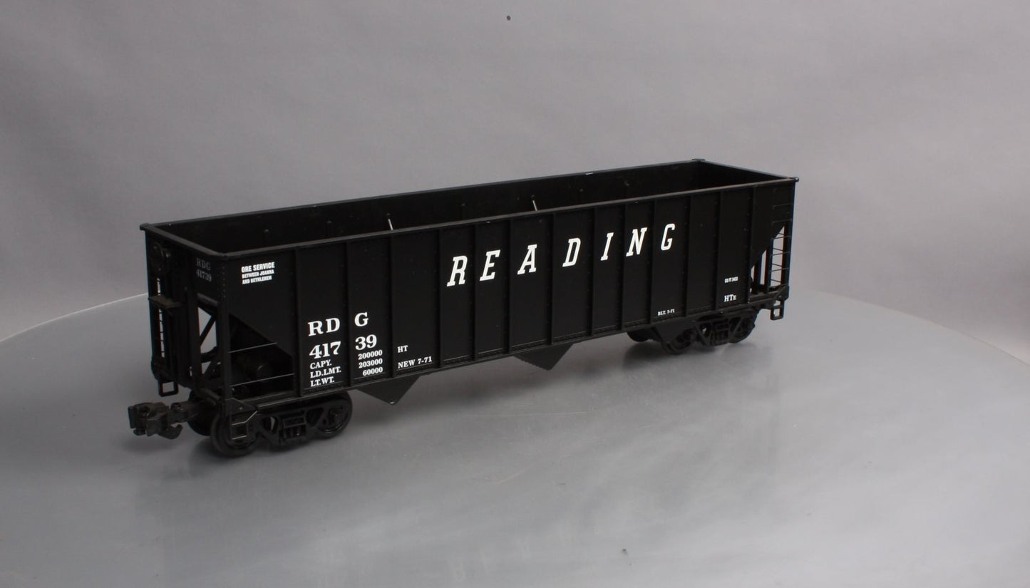 Aristo-Craft 41423 G Scale Reading 3 Bay 100 Ton Coal Hopper #41739 LN/Box