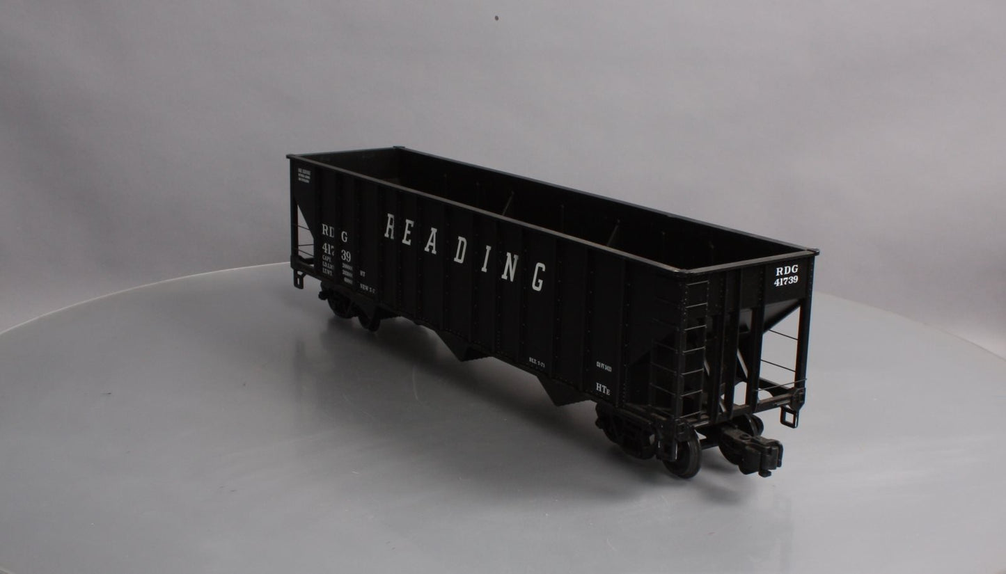 Aristo-Craft 41423 G Scale Reading 3 Bay 100 Ton Coal Hopper #41739 LN/Box