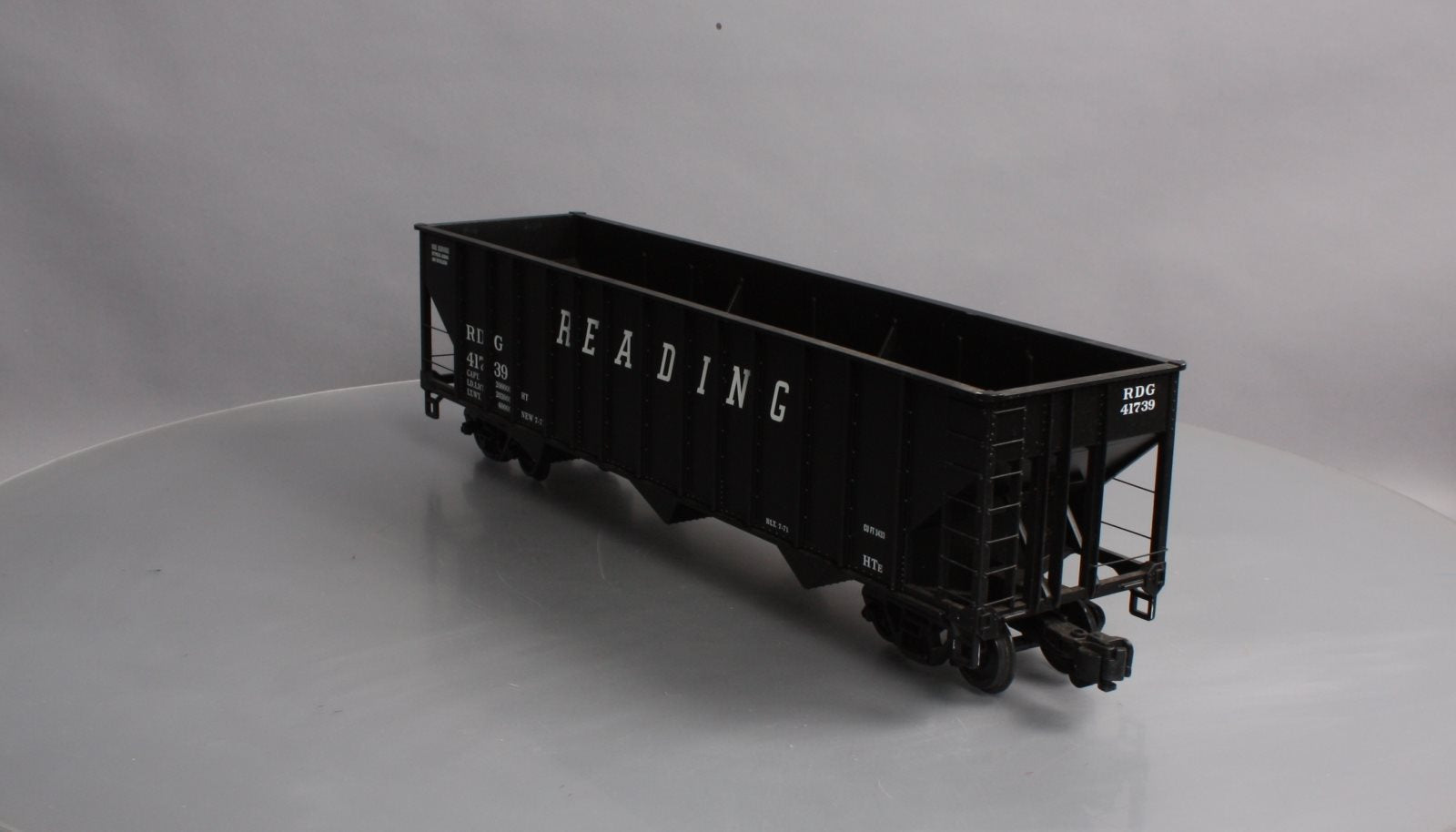 Aristo-Craft 41423 G Scale Reading 3 Bay 100 Ton Coal Hopper #41739 LN/Box