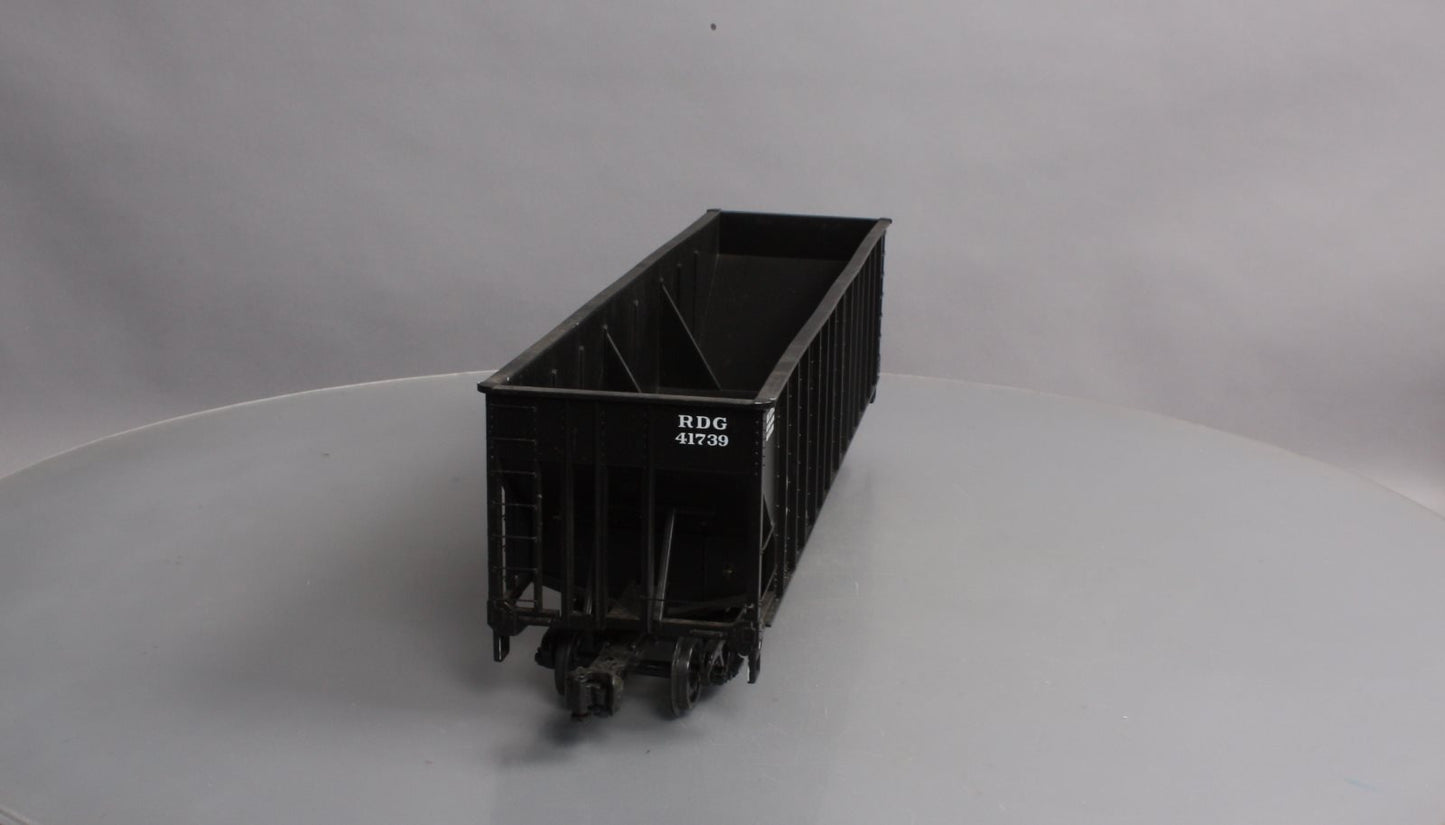 Aristo-Craft 41423 G Scale Reading 3 Bay 100 Ton Coal Hopper #41739 LN/Box