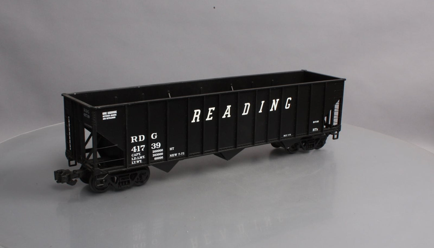 Aristo-Craft 41423 G Scale Reading 3 Bay 100 Ton Coal Hopper #41739 LN/Box