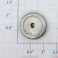 Lionel 219-22AL Aluminum Crane Handwheel with Oval Hole