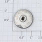 Lionel 219-22AL Aluminum Crane Handwheel with Oval Hole