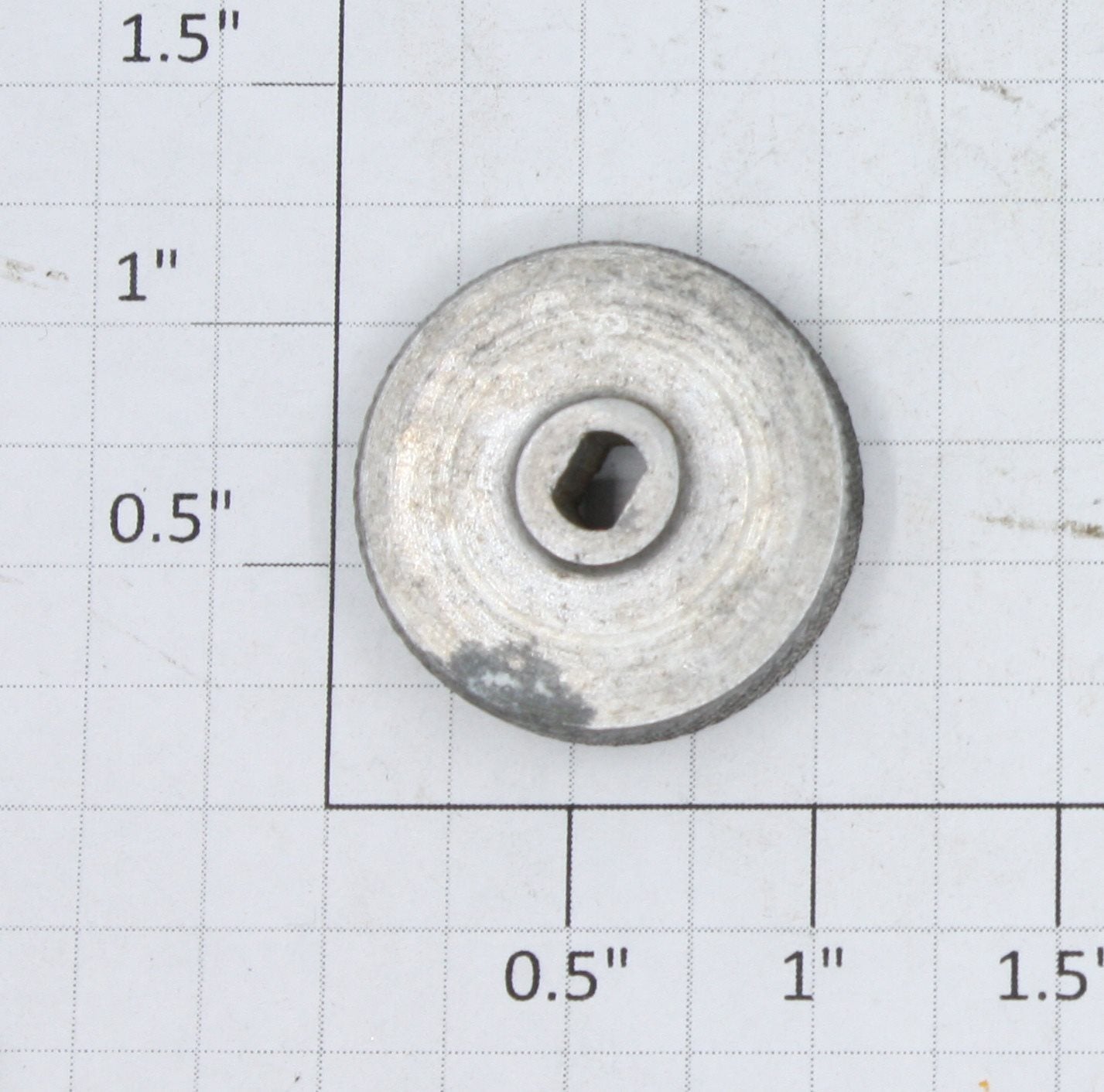 Lionel 219-22AL Aluminum Crane Handwheel with Oval Hole