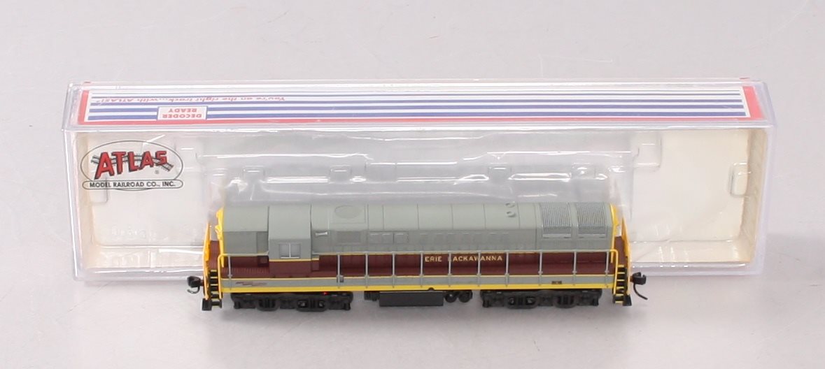Atlas 49504 N Scale Erie Lackawanna Trainmasters Diesel Locomotive LN/Box