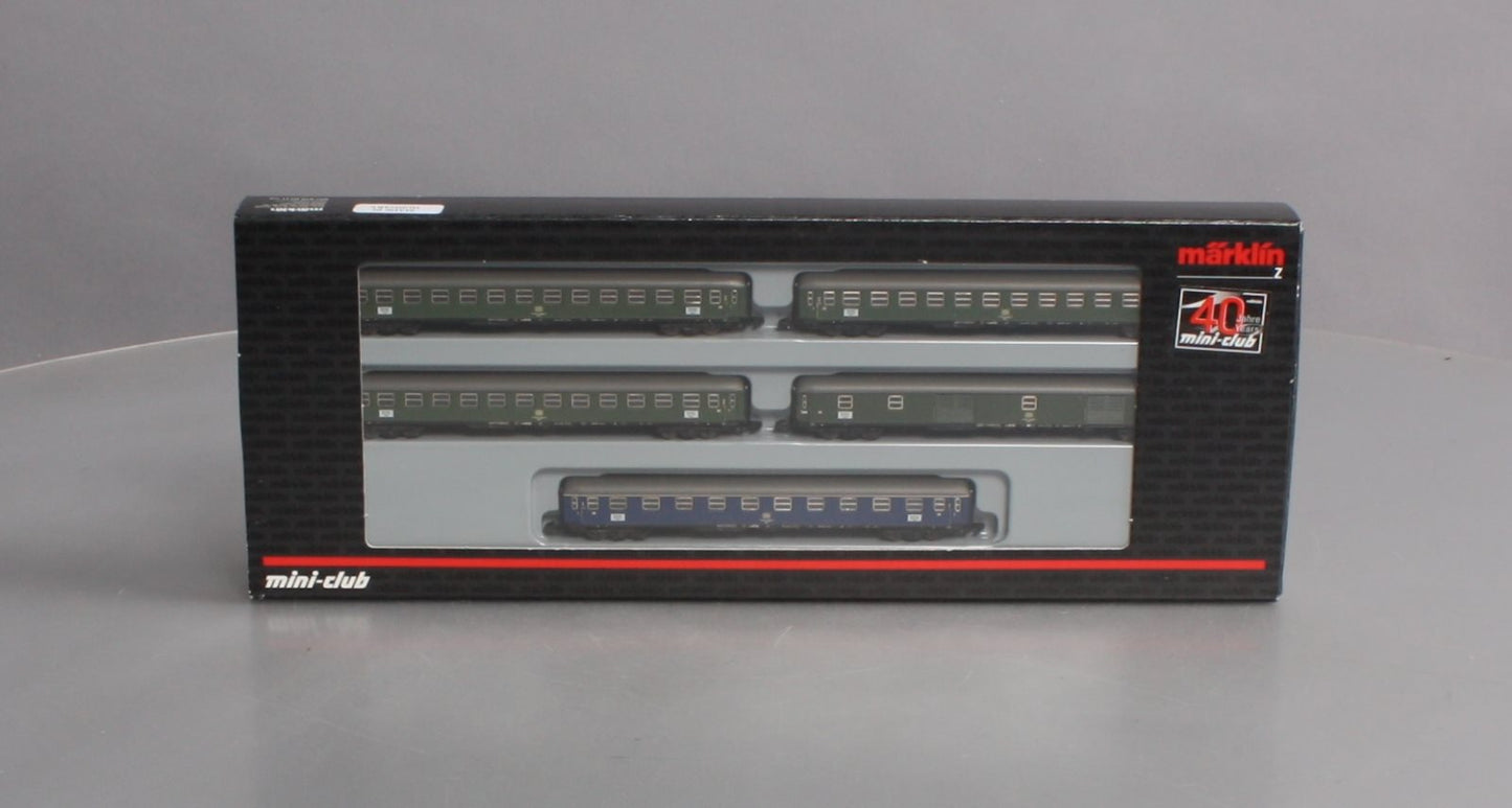 Marklin 87400 Z Scale DB Express Passenger Car Set (Set of 5)