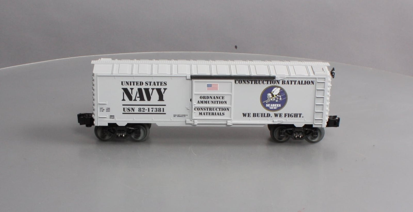 Lionel 6-58040 O Gauge RARE US Navy Seabase Boxcar (Only 360 MADE!) LN/Box