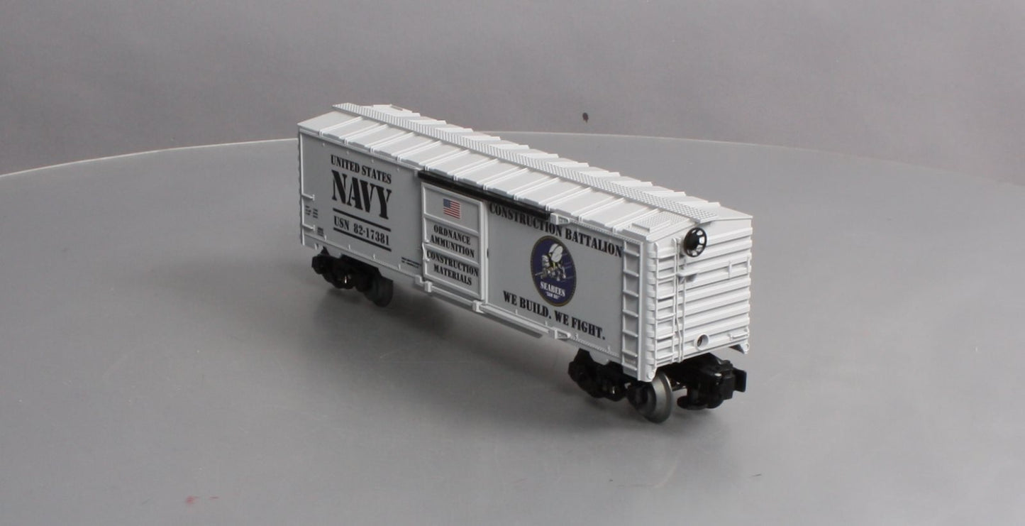 Lionel 6-58040 O Gauge RARE US Navy Seabase Boxcar (Only 360 MADE!) LN/Box