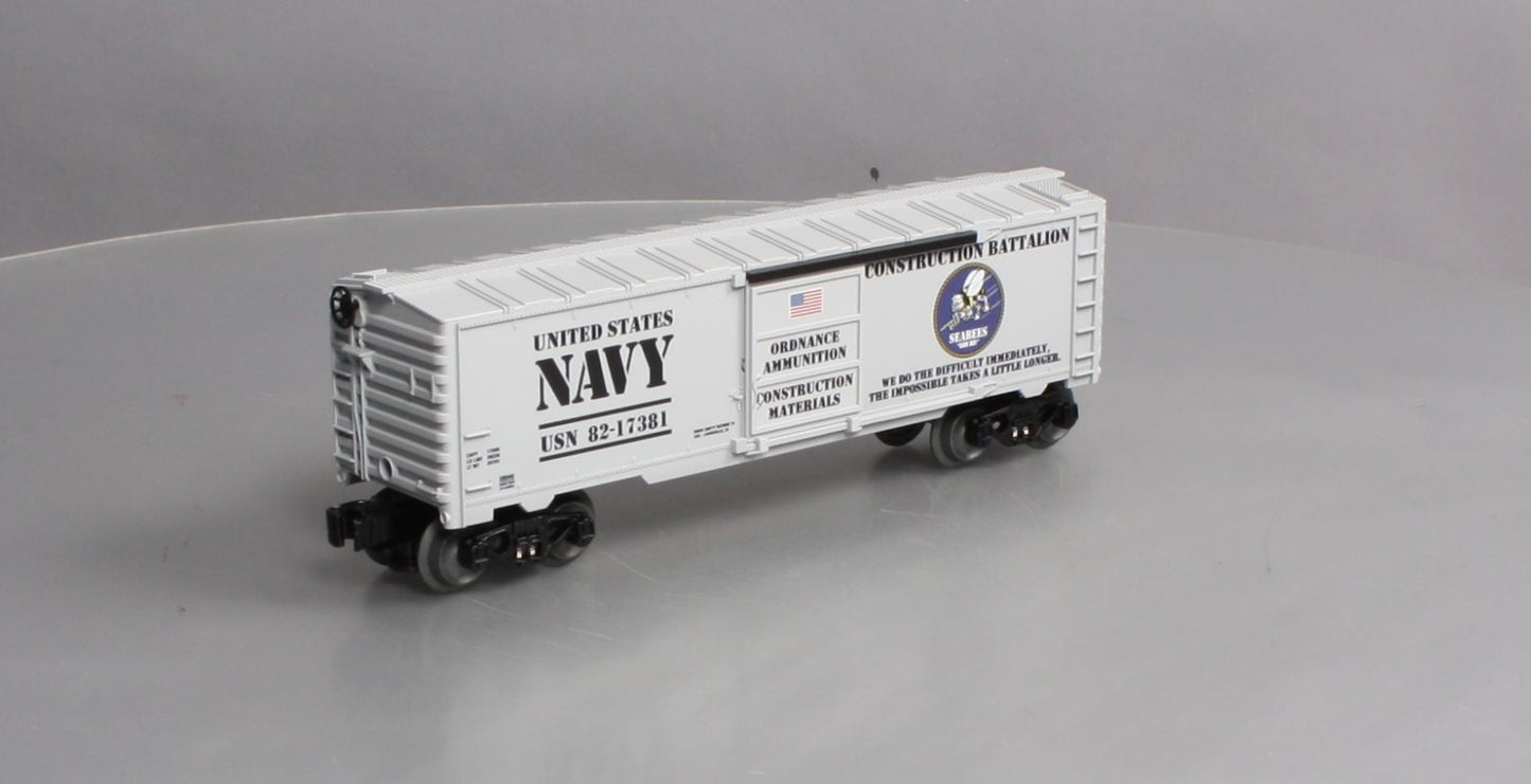 Lionel 6-58040 O Gauge RARE US Navy Seabase Boxcar (Only 360 MADE!) LN/Box