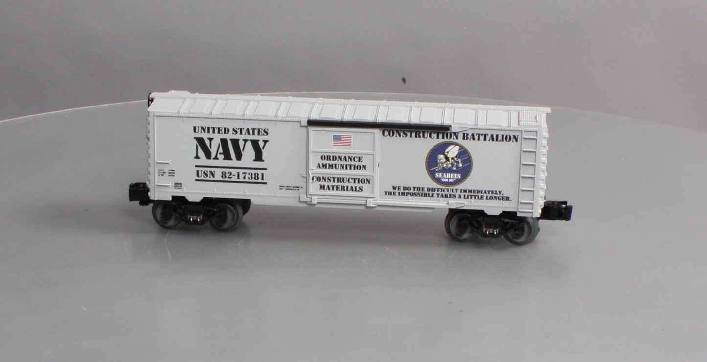 Lionel 6-58040 O Gauge RARE US Navy Seabase Boxcar (Only 360 MADE!) LN/Box