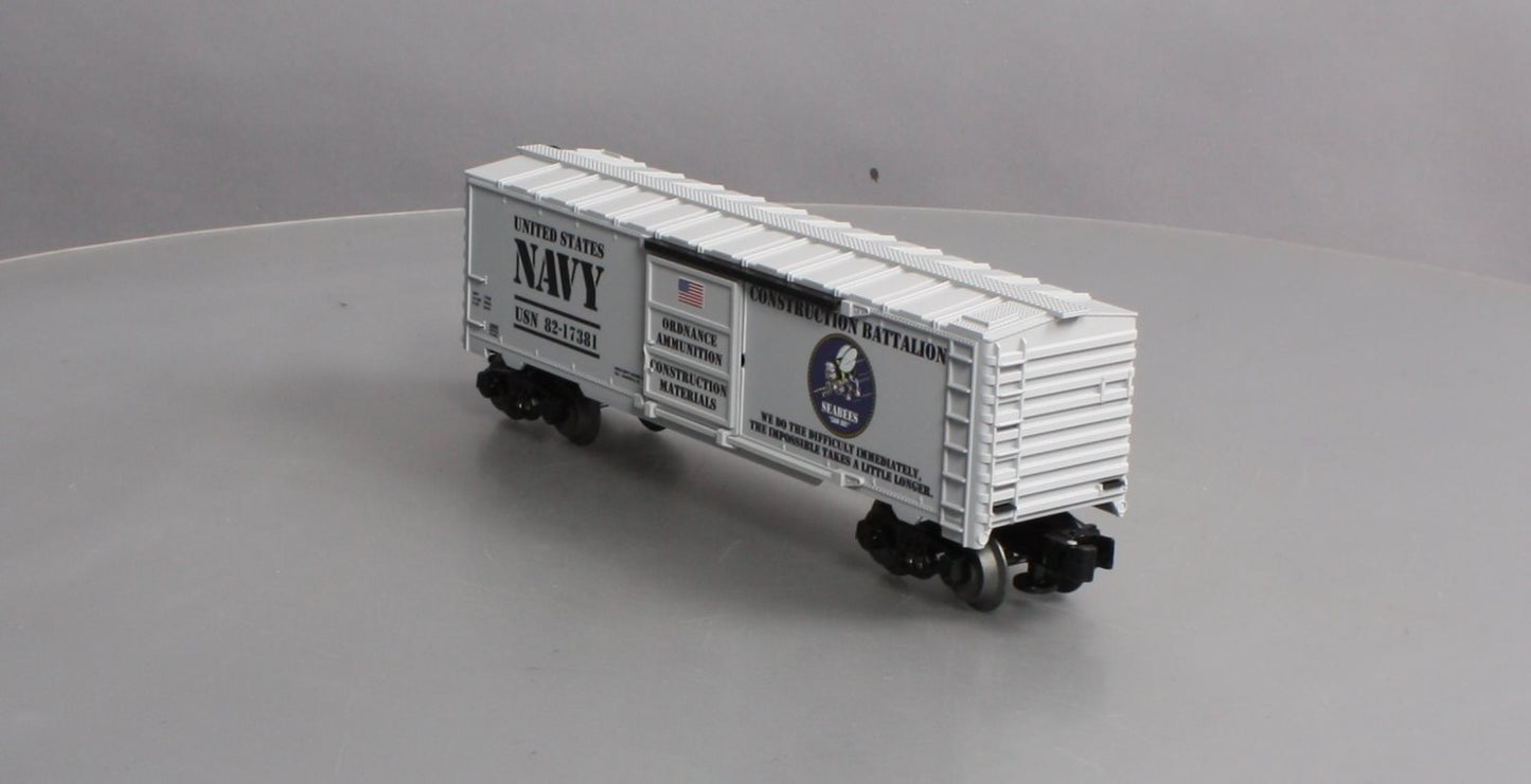 Lionel 6-58040 O Gauge RARE US Navy Seabase Boxcar (Only 360 MADE!) LN/Box