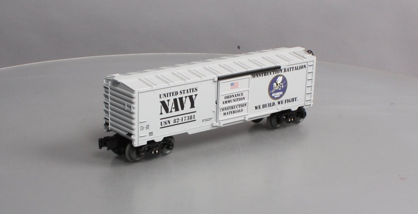 Lionel 6-58040 O Gauge RARE US Navy Seabase Boxcar (Only 360 MADE!) LN/Box