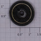 American Flyer XA10009 Steam Flanged Metal Drive Wheel with Whitewall