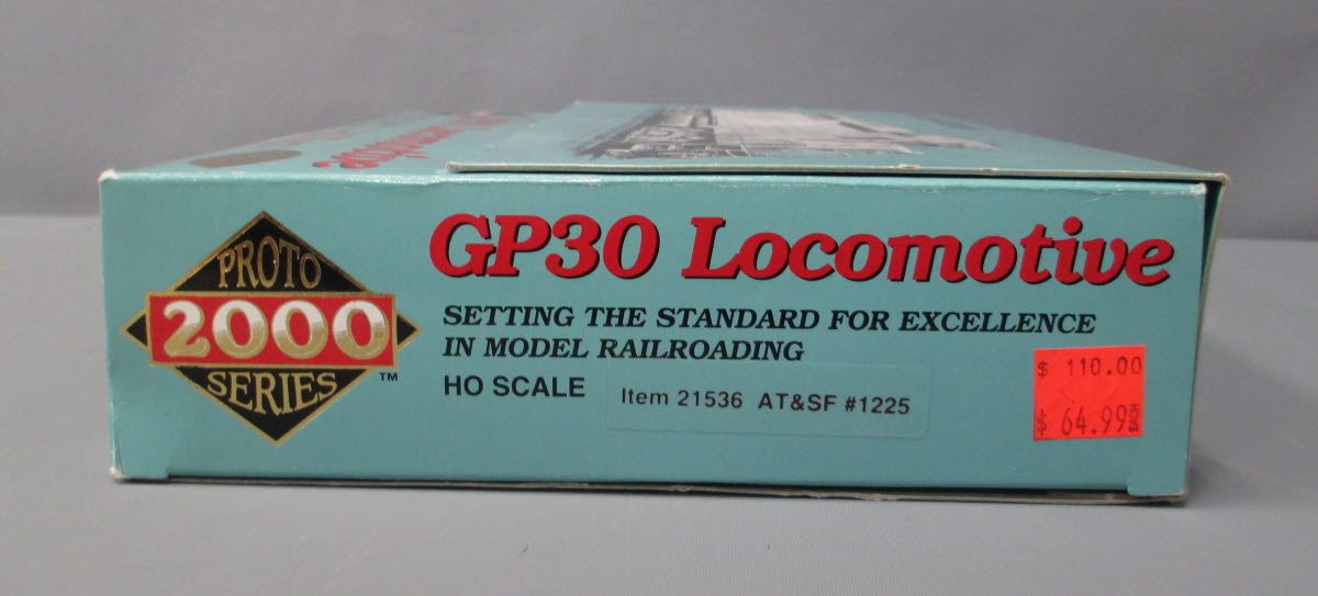 Proto 2000 21536 HO AT&SF GP30 Diesel Locomotive #1225 LN/Box