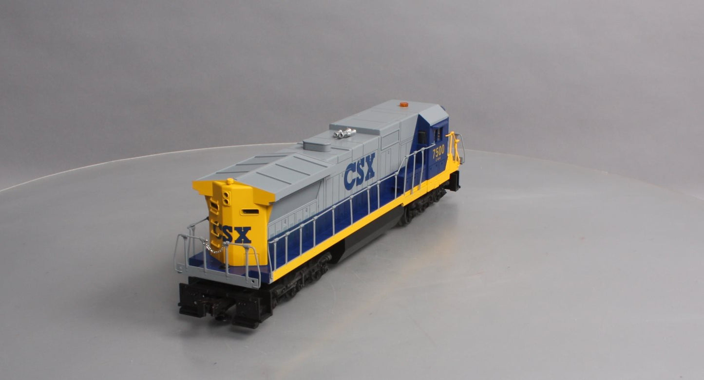 Lionel 6-18214 O Gauge CSX Dash 8 Diesel Locomotive with Horn #7500 EX/Box