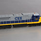 Lionel 6-18214 O Gauge CSX Dash 8 Diesel Locomotive with Horn #7500 EX/Box