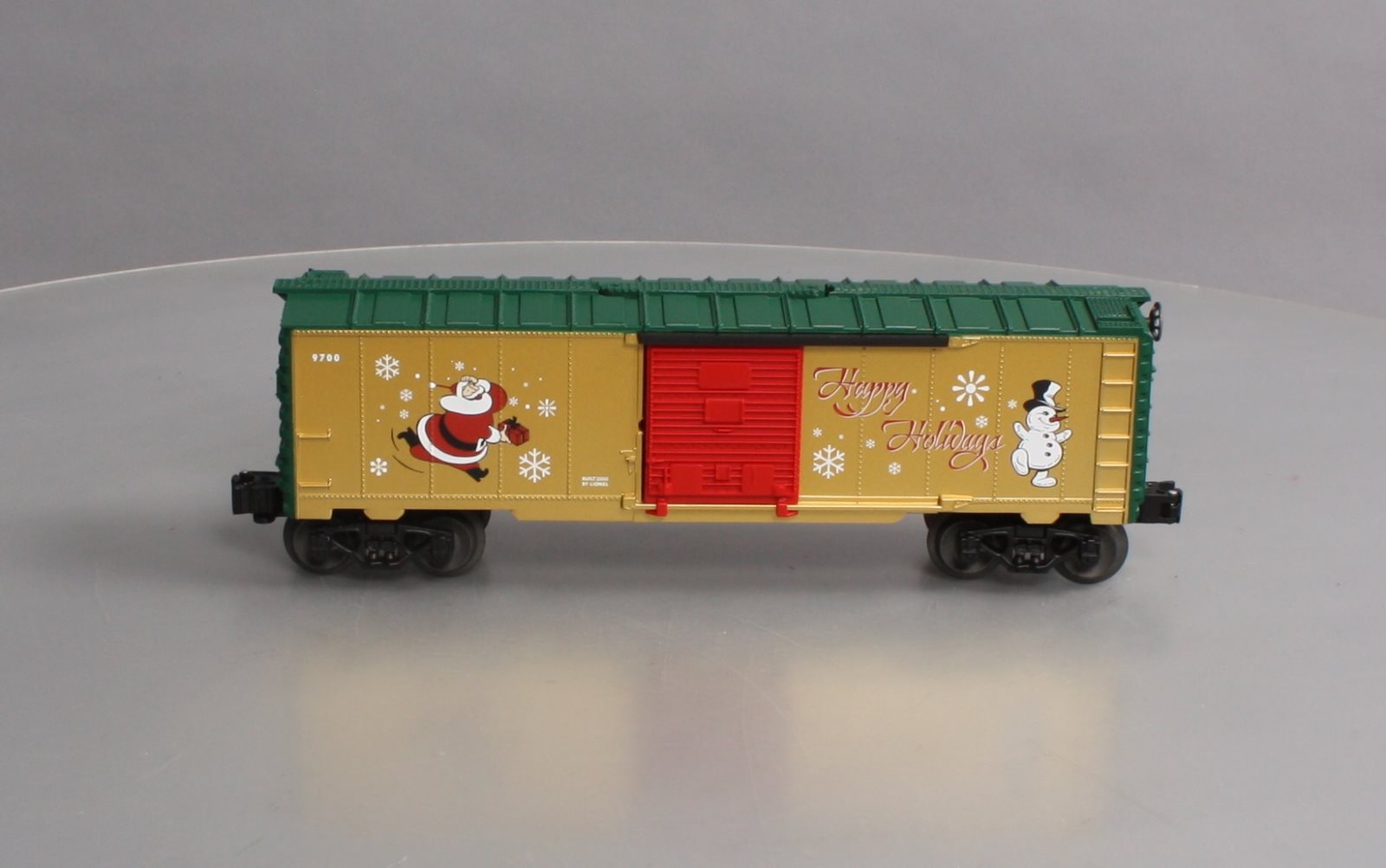 Lionel 6-26739 O Gauge Santa and Snowman Operating Boxcar LN/Box