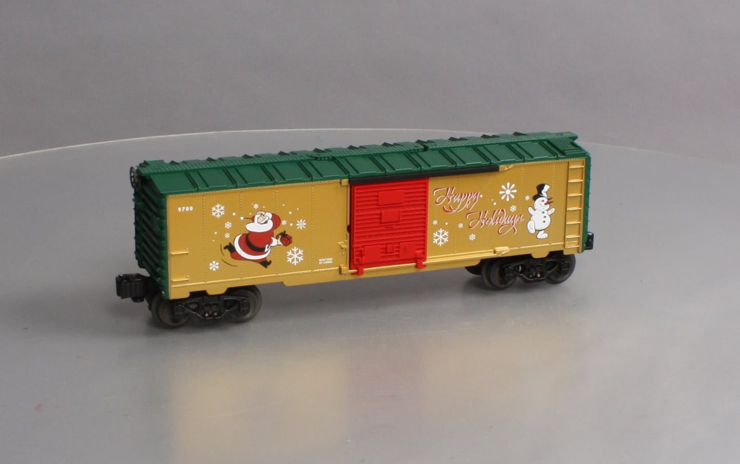 Lionel 6-26739 O Gauge Santa and Snowman Operating Boxcar LN/Box