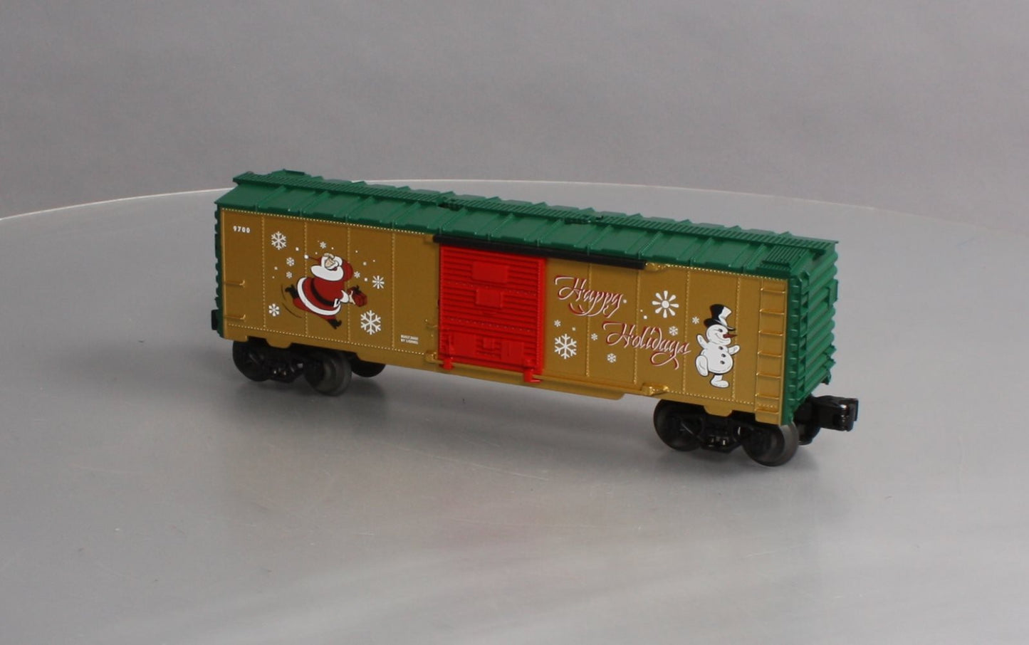 Lionel 6-26739 O Gauge Santa and Snowman Operating Boxcar LN/Box