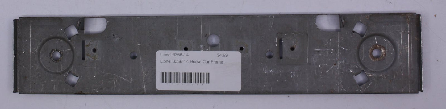 Lionel 3356-14 Horse Car Frame