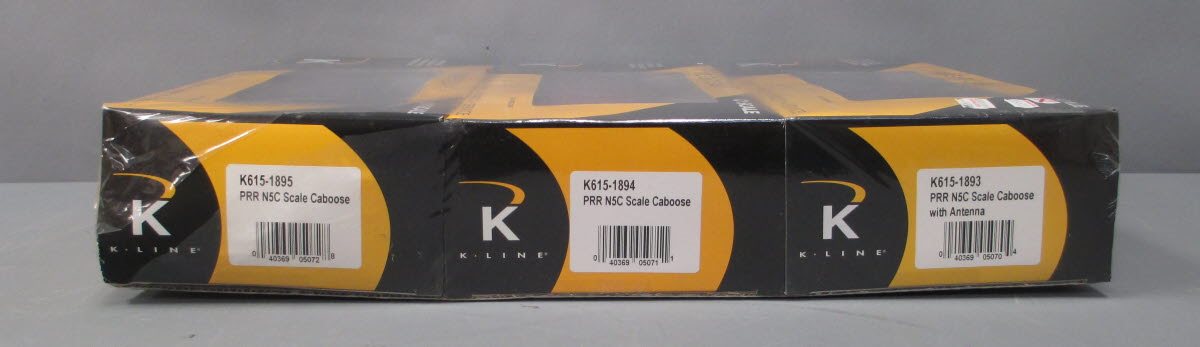 K-Line K615-1893A O Scale Emery PRR N5C 3-Pack MT/Box