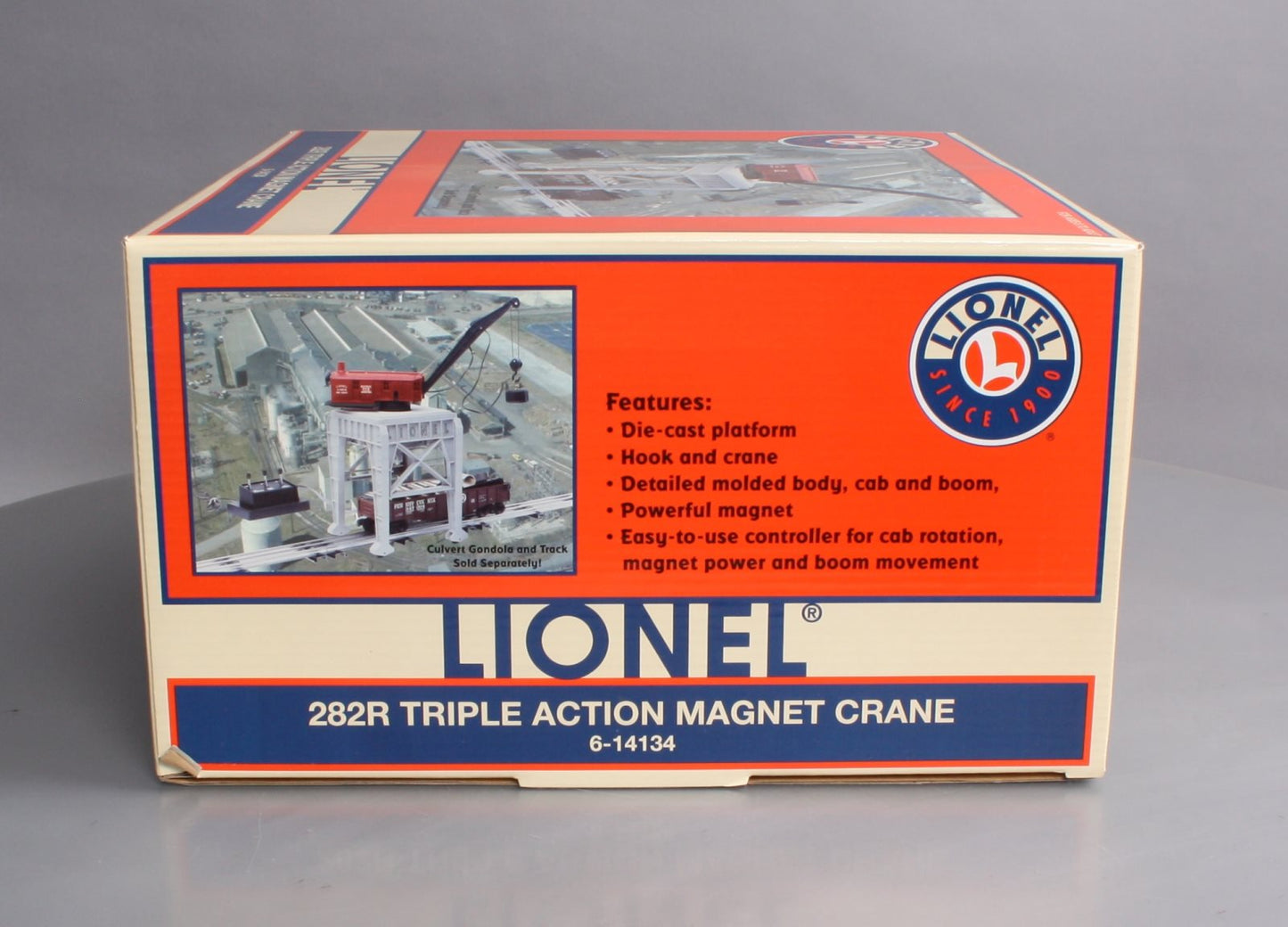 Lionel 6-14134 O Gauge Triple Action Magnetic Gantry Crane EX/Box