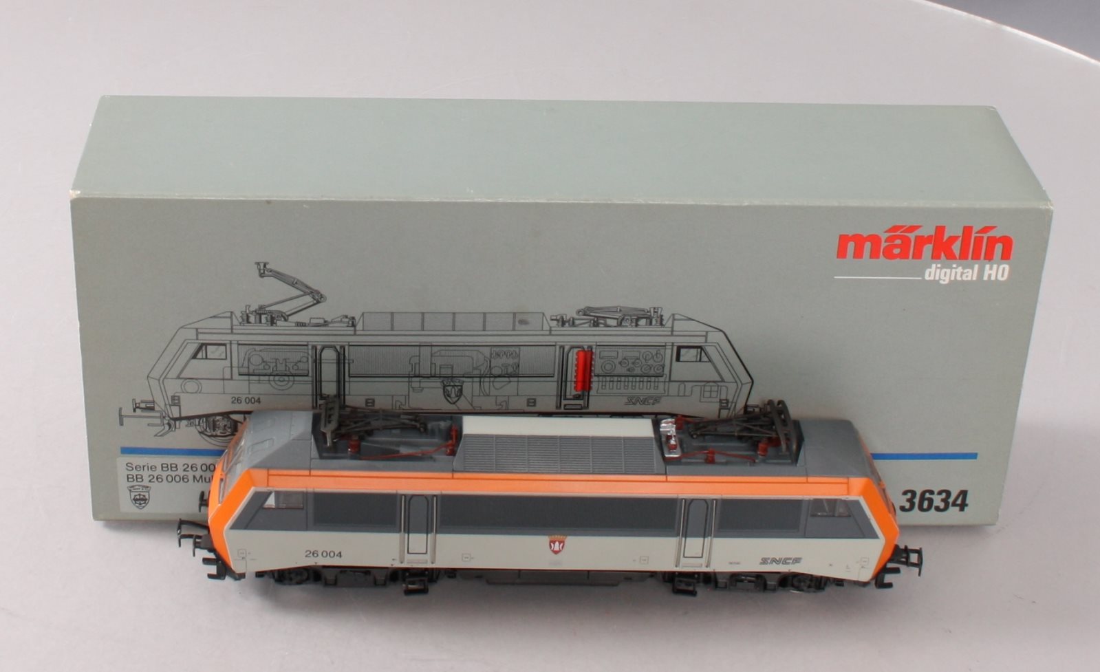 Marklin 3634 HO Scale Serie BB Electric Loco. LN/Box