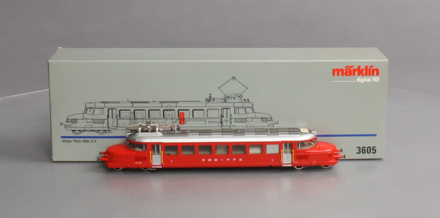Marklin 3605 HO SBB Rail Car Rbe Electric Locomotive LN/Box