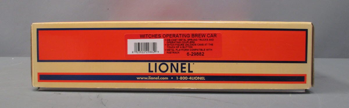 Lionel 6-29882 O Gauge Witches Operating Brew Car with Platform LN/Box