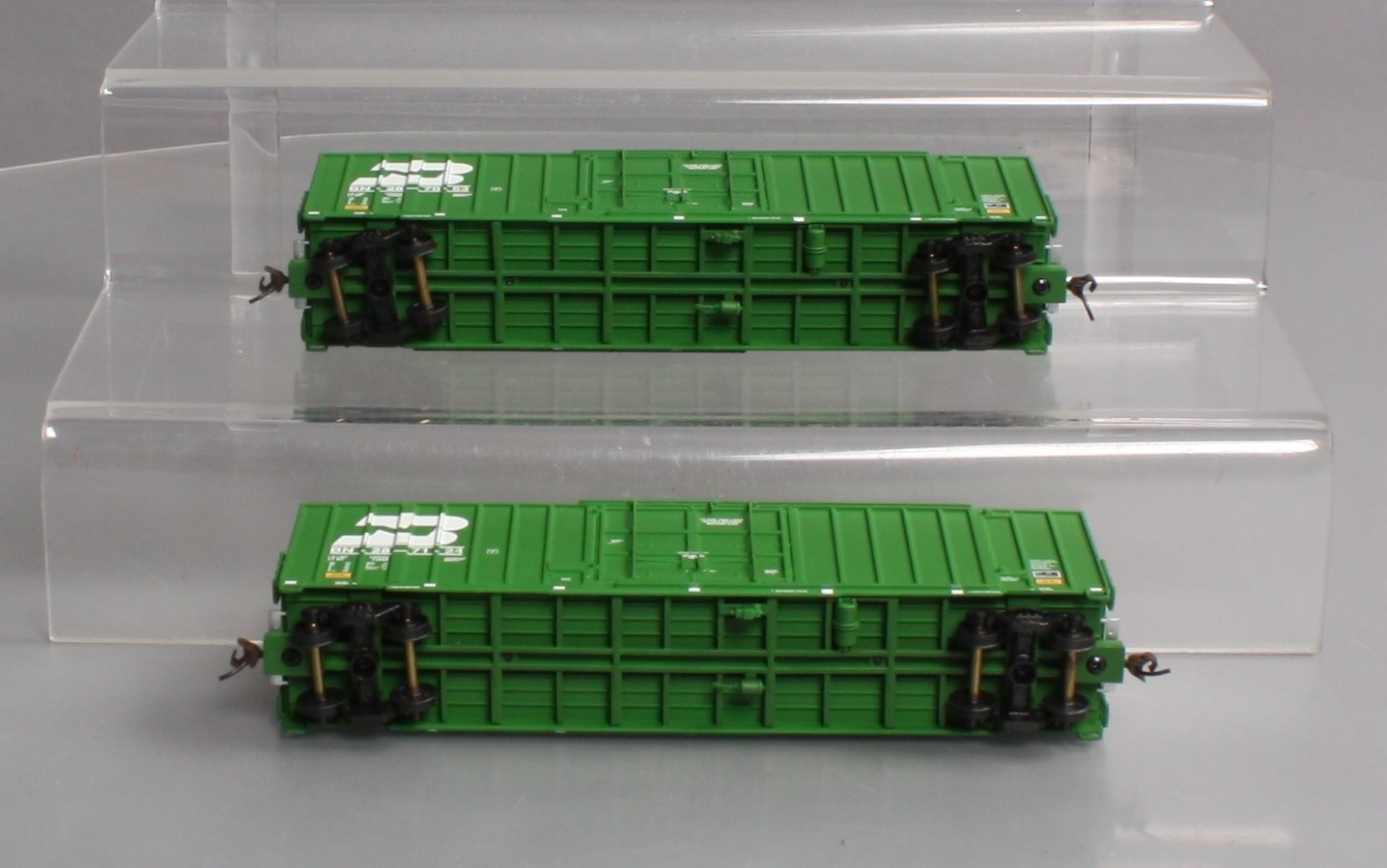 Walthers 932-27101 HO Scale Gunderson Paper Box Car (Pack of 2) LN/Box