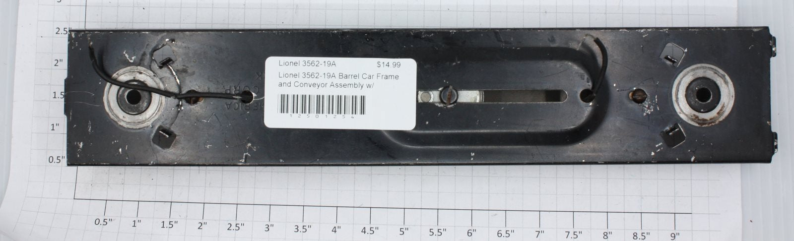 Lionel 3562-19 Barrel Car Frame and Conveyor Assembly with Working Coil