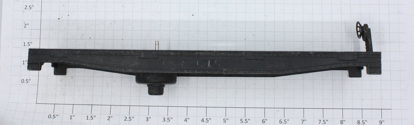 Lionel 3451-2C O Gauge Log Dump Car Frame with Coil