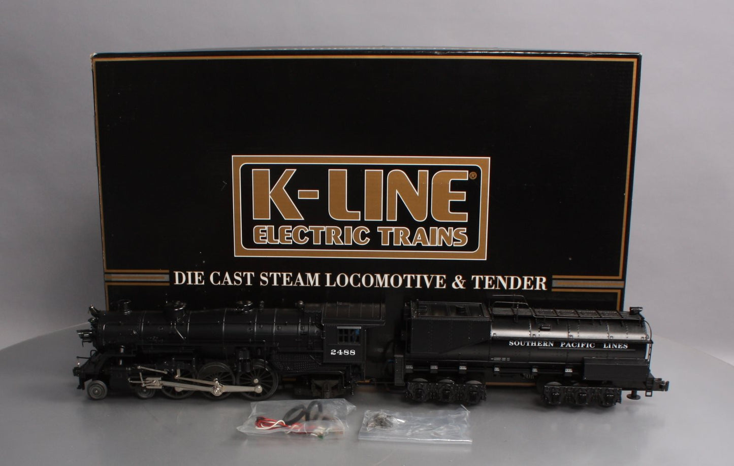 K-Line K3388-24881C O Southern Pacific 4-6-2 Steam Locomotive and Tender #24881 EX/Box