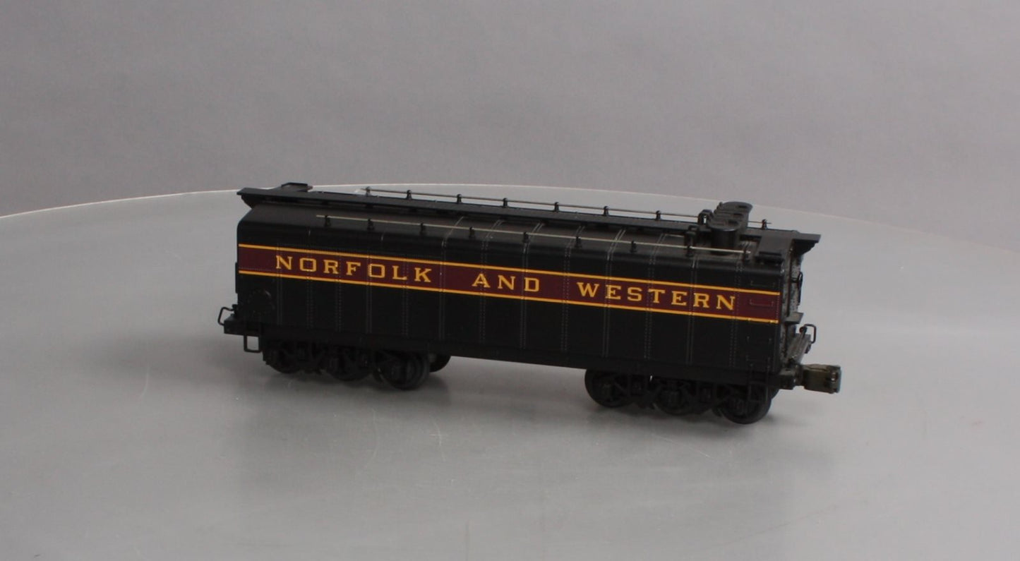 MTH 20-3126 O Gauge Norfolk & Western J-Class Auxiliary Water Tender LN/Box