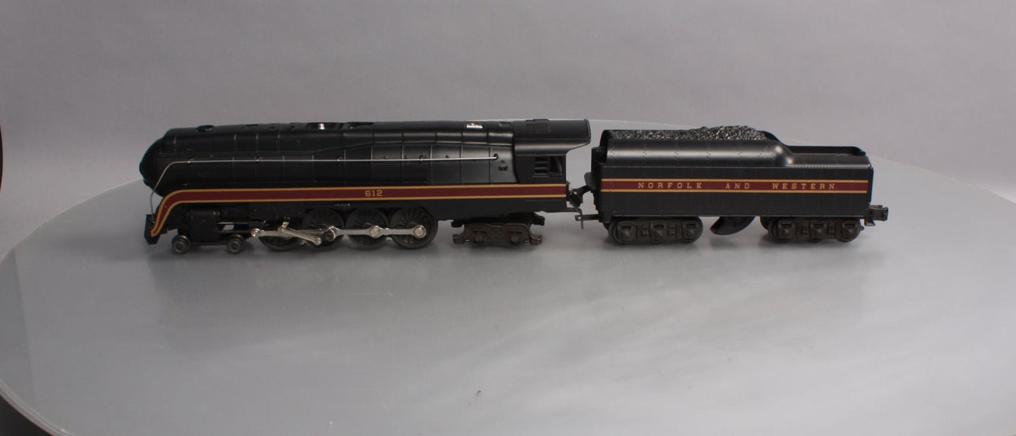 Lionel 6-18040 O Norfolk & Western 4-8-4 J Class Steam Locomotive & Tender #612 NIB