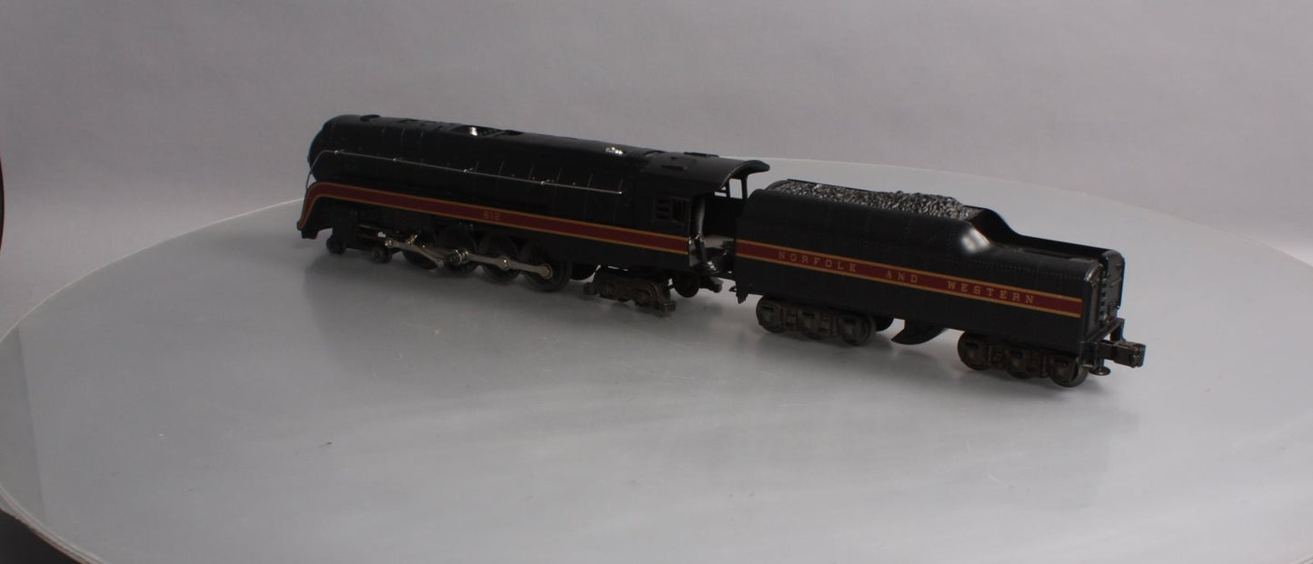 Lionel 6-18040 O Norfolk & Western 4-8-4 J Class Steam Locomotive & Tender #612 NIB