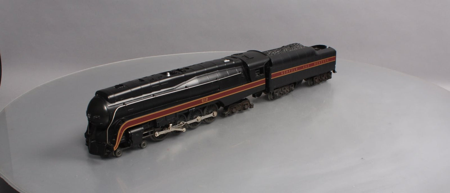 Lionel 6-18040 O Norfolk & Western 4-8-4 J Class Steam Locomotive & Tender #612 NIB