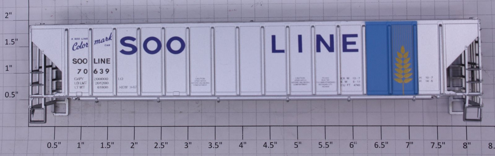 Lionel 70639-1 A Soo Line Color Mark Car Shell